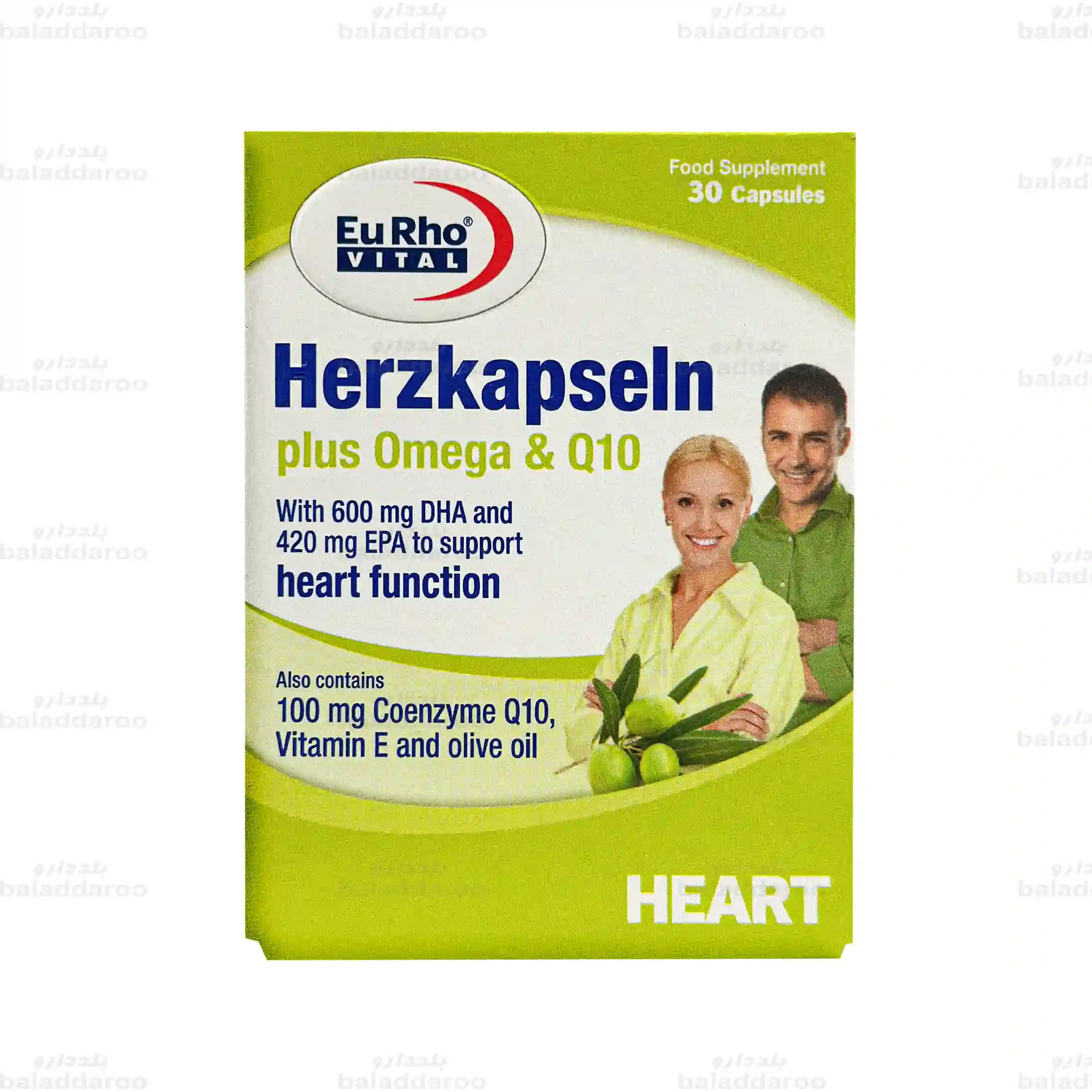 Eurho-Vital-Herzkapseln-1 هرتز کپسول پلاس امگا و کیوتن یوروویتال 1