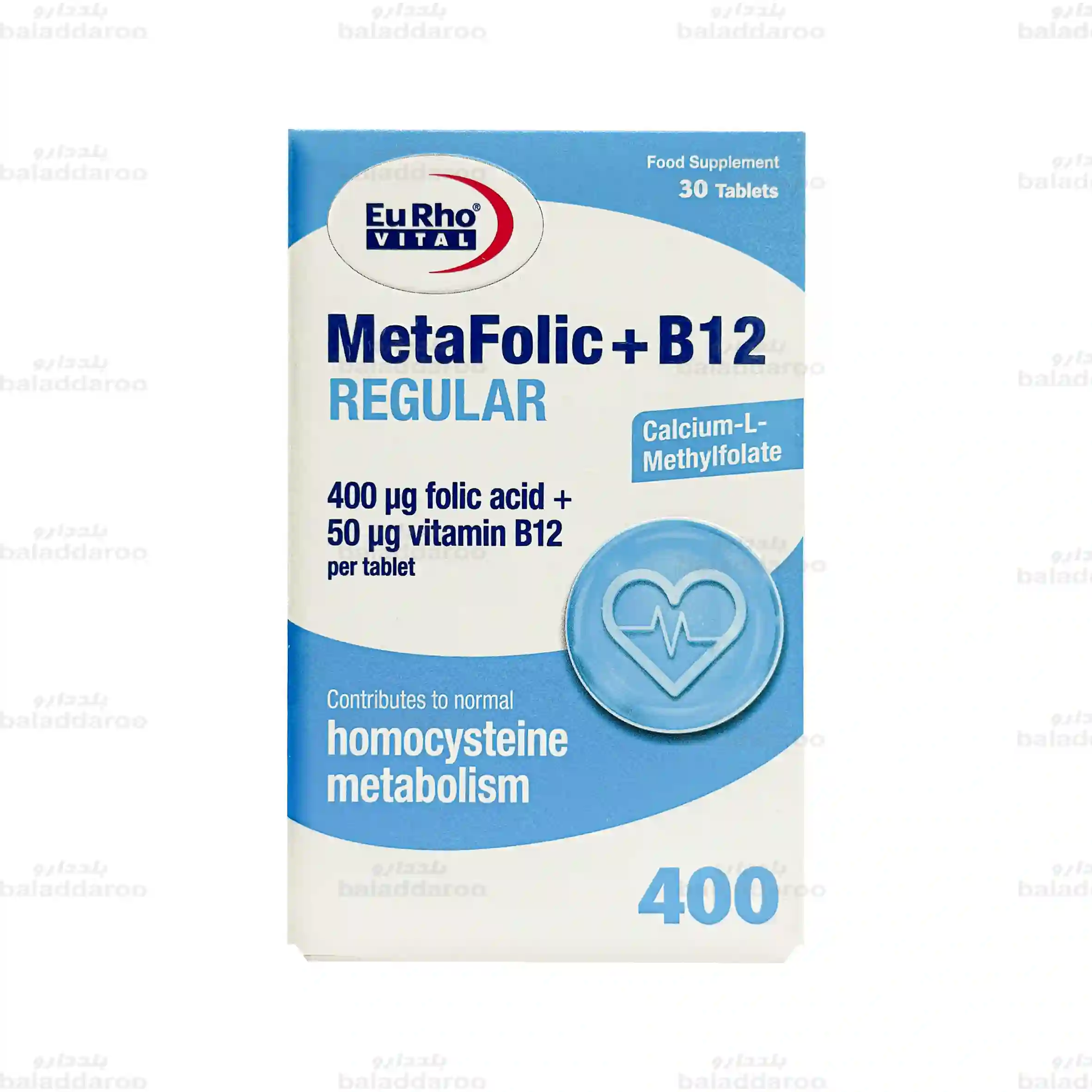 metafolice-b12-regular-tabs-1 قرص متافولیک و ب12 رگولار یوروویتال1