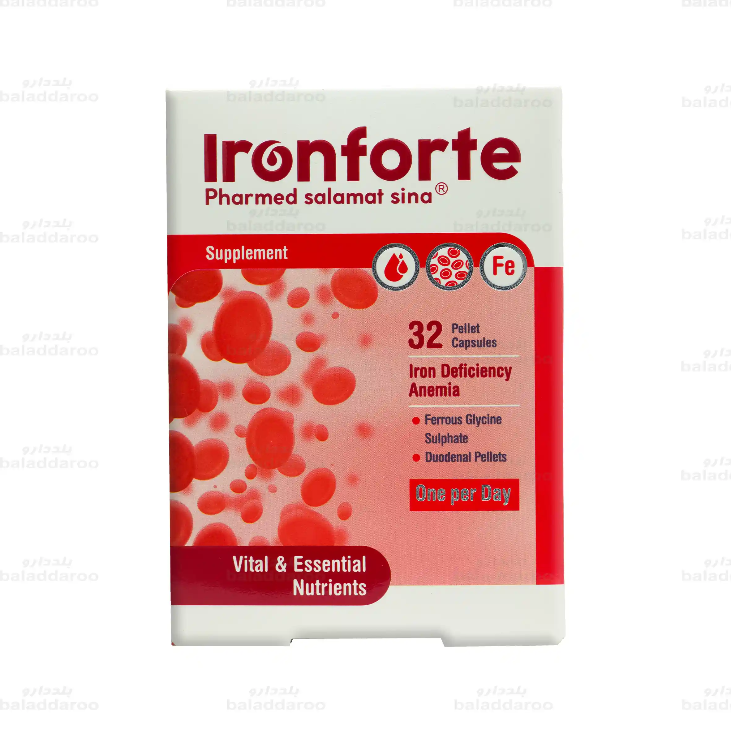 1-pharmed-salamat-sina-ironforte کپسول آیرون فورت سلامت فارمد سینا 1