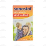 شربت مولتی ویتامین سانستول پلاس آهن 2