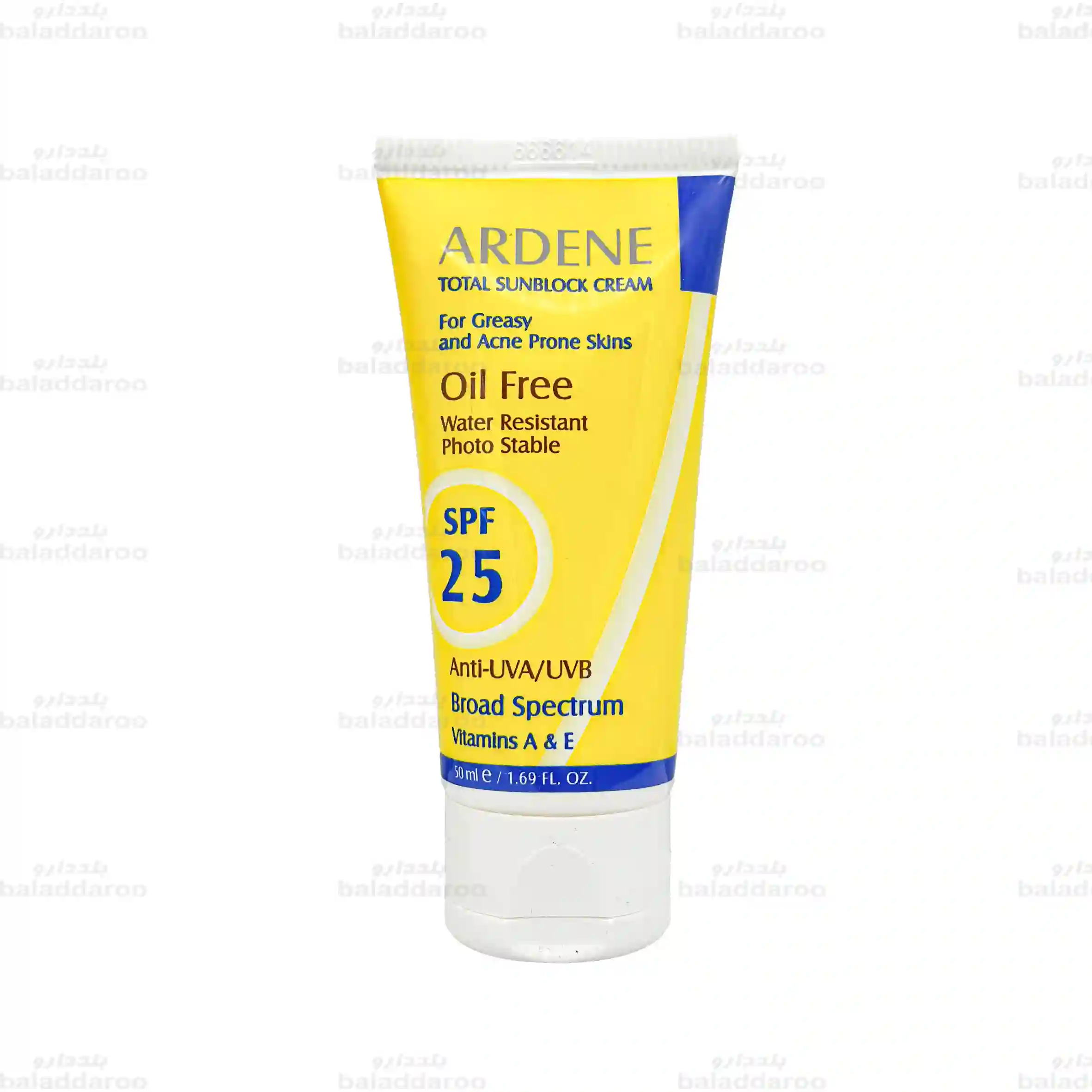 Ardene-Sunblock-Cream-Greasy-SPF-25-1 کرم ضد آفتاب فاقد چربی بی رنگ آردن SPF 25 پوست چرب 1