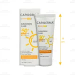 کرم ضد آفتاب بی رنگ کپیدرما پوست مختلط تا چرب SPF50 2