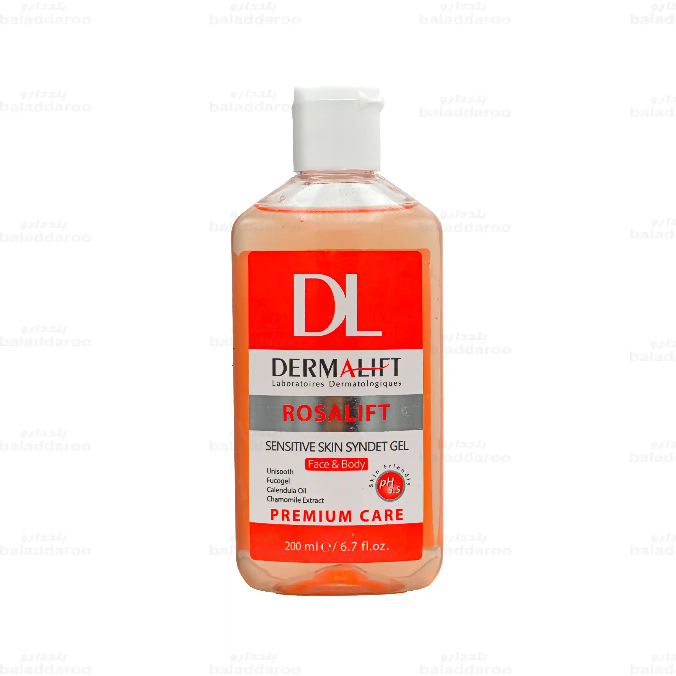 Dermalift-Rosalift-Skin-Syndet-Gel-1 ژل شستشوی غیر صابونی رزالیفت درمالیفت پوست حساس 1