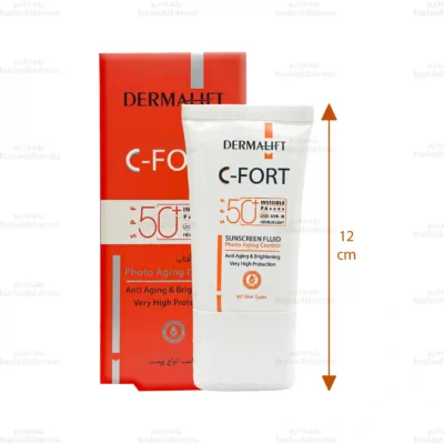 فلوئید ضد آفتاب سی فورت بی رنگ درمالیفت SPF50 2