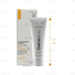 کرم ضد آفتاب بی رنگ سانوژن ژنوبایوتیک پوست چرب SPF 50 شماره 2