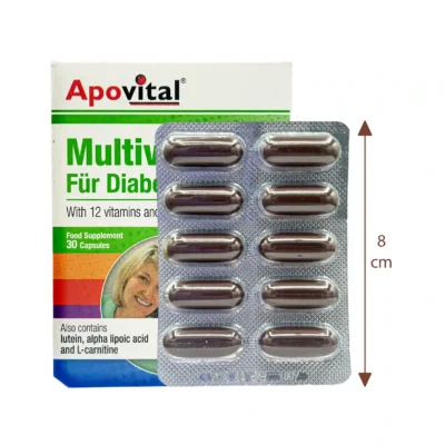 کپسول مولتی ویتامین دیابتی آپوویتال 2