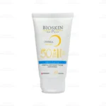 کرم ضد آفتاب بی رنگ بایو اسکین پوست خشک SPF 50 شماره 1