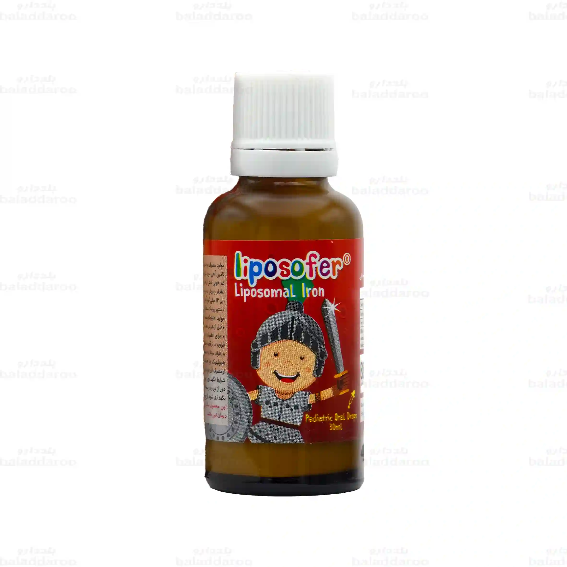 Liposofer-Pediatric-Oral-Drops-6 قطره آهن لیپوزوفر بی اس کی 30 میلی لیتر - Image 1