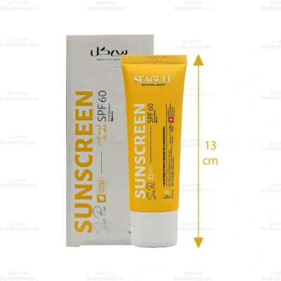 کرم ضد آفتاب سی گل SPF60 فاقد چربی 2