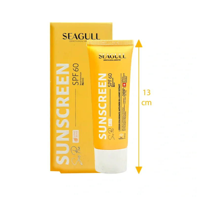 کرم ضد آفتاب سی گل SPF60 فاقد چربی 3
