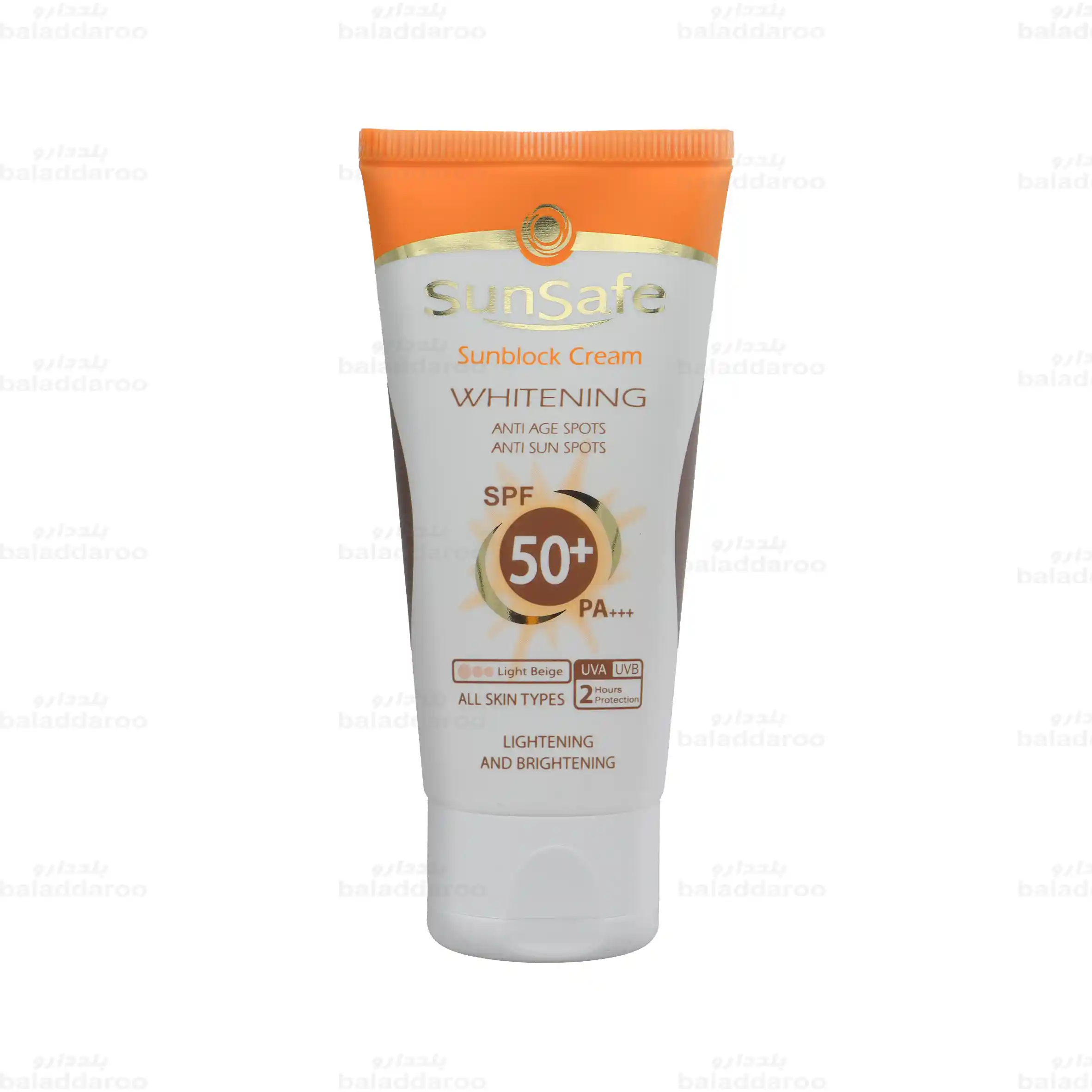 Sunsafe-Brightening-Sunscreen-1 کرم ضد آفتاب سان سیف روشن کننده SPF50 1