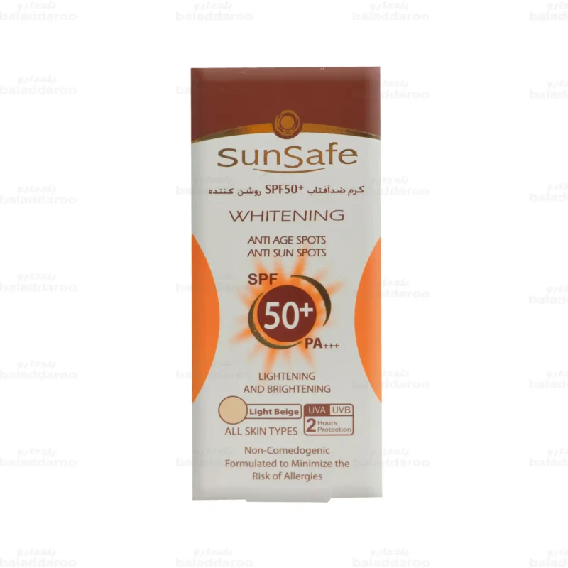 کرم ضد آفتاب سان سیف روشن کننده SPF50 4