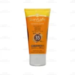 کرم ضد آفتاب SPF35 رنگی فاقد چربی سان سیف 2