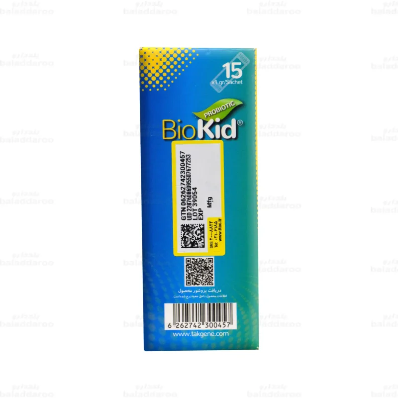 ساشه پروبیوتیک بایو کید تک ژن فارما 4