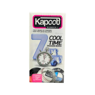 کاندوم تاخیری 7 کاره کاپوت مدل Cool Time بسته 12 عددی