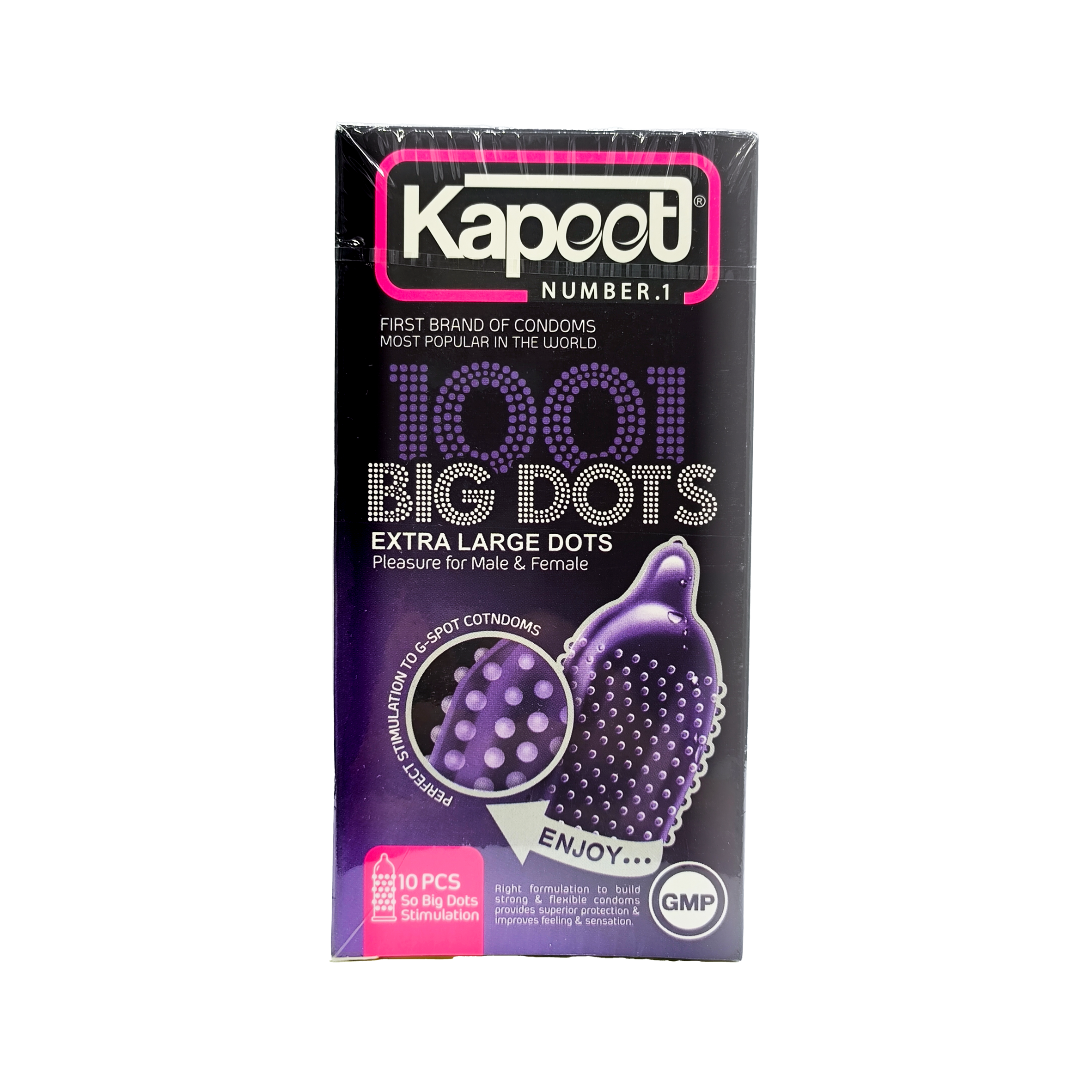 Kapoot-Big-Dots-Condoms-1 کاندوم بیگ داتس کاپوت 10 عدد 1