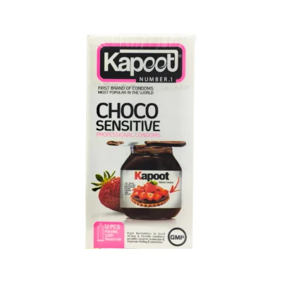 کاندوم ضد حساسیت شکلاتی کاپوت مدل Choco Sensitive 12 عددی