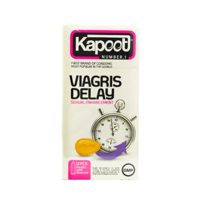 کاندوم تاخیری کاپوت مدل Viagris Delay 12 عددی 1