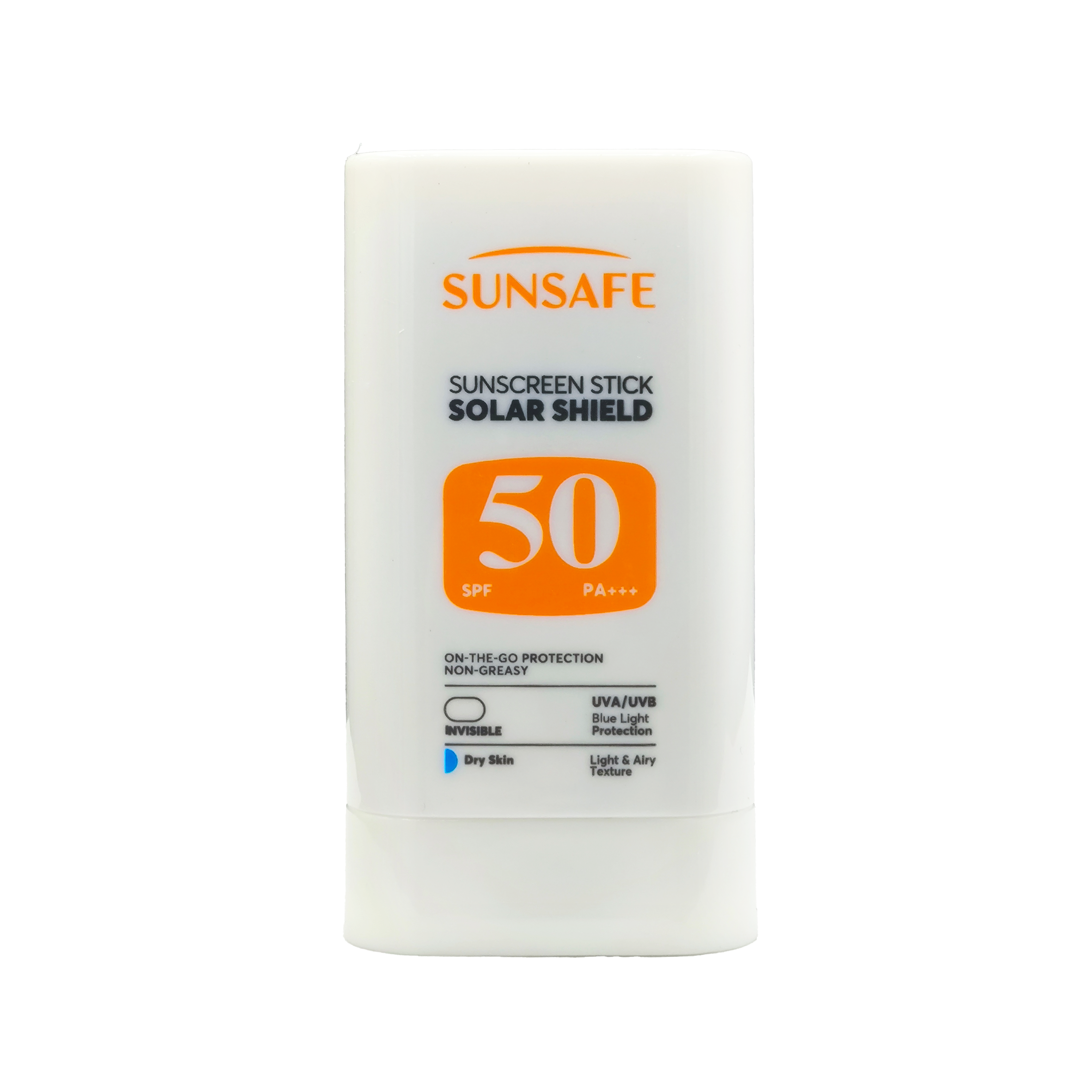 SunSafe-Sunscreen-Stick-Solar-Shield-Invisible-SPF 50 1 استیک ضد آفتاب سان سیف پوست خشک 1