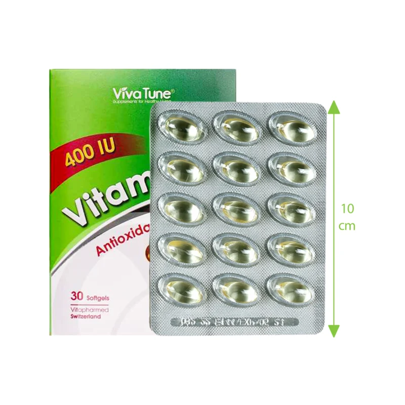 کپسول ژلاتینی ویتامین E 400 واحد ویواتیون 2