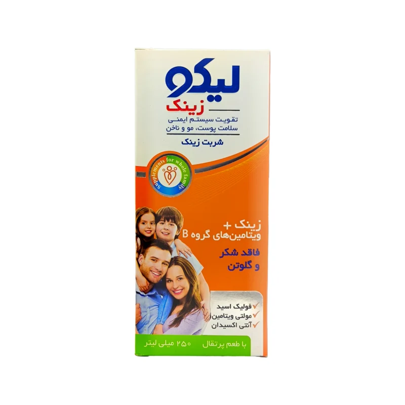 شربت لیکو زینک ابیان فارمد 3