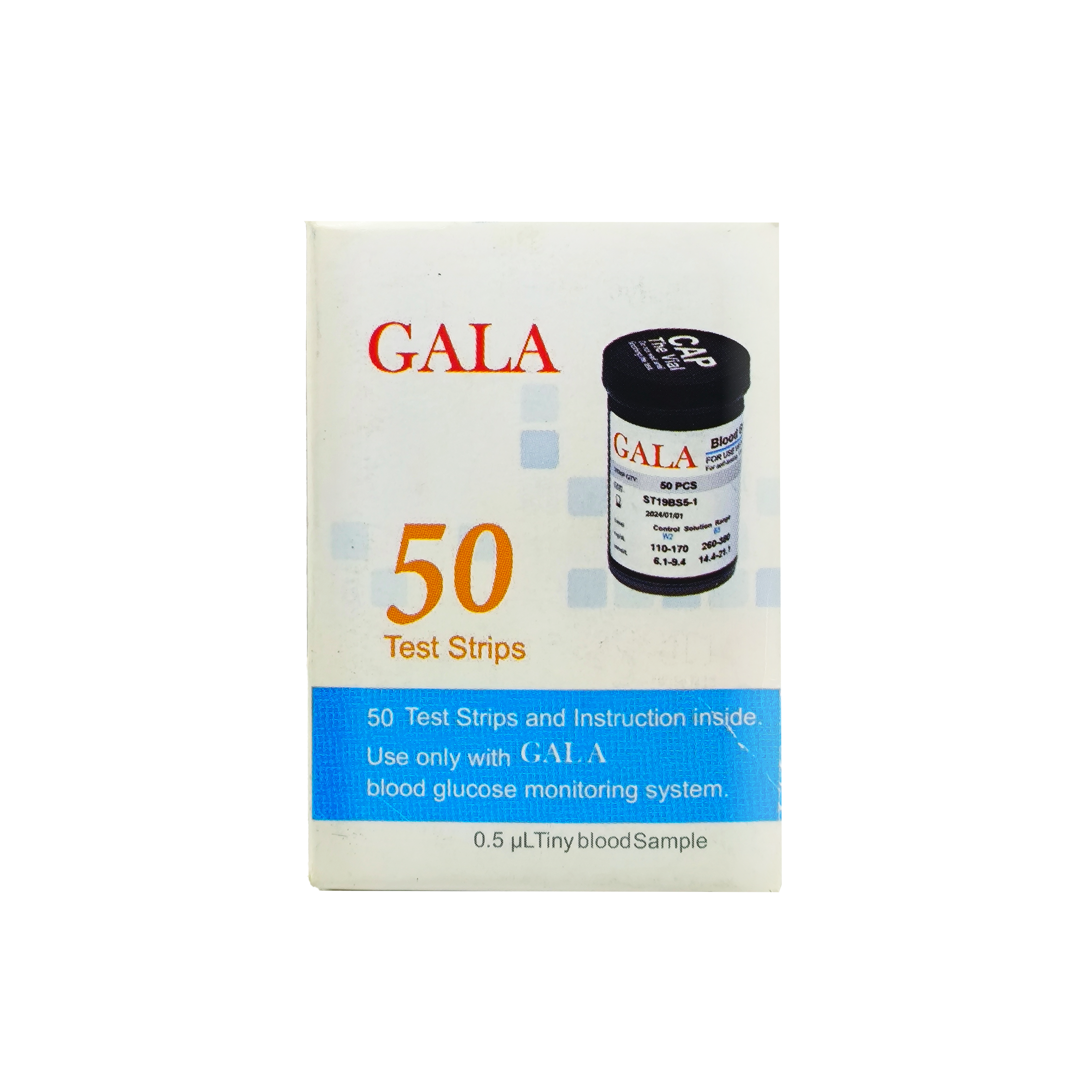Gala-Test-Strips-1 نوار تست قند خون گالا 1