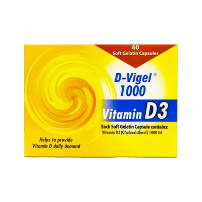 کپسول ویتامین D3 دی ویژل 1000 واحد دانا بسته 60 عددی 1